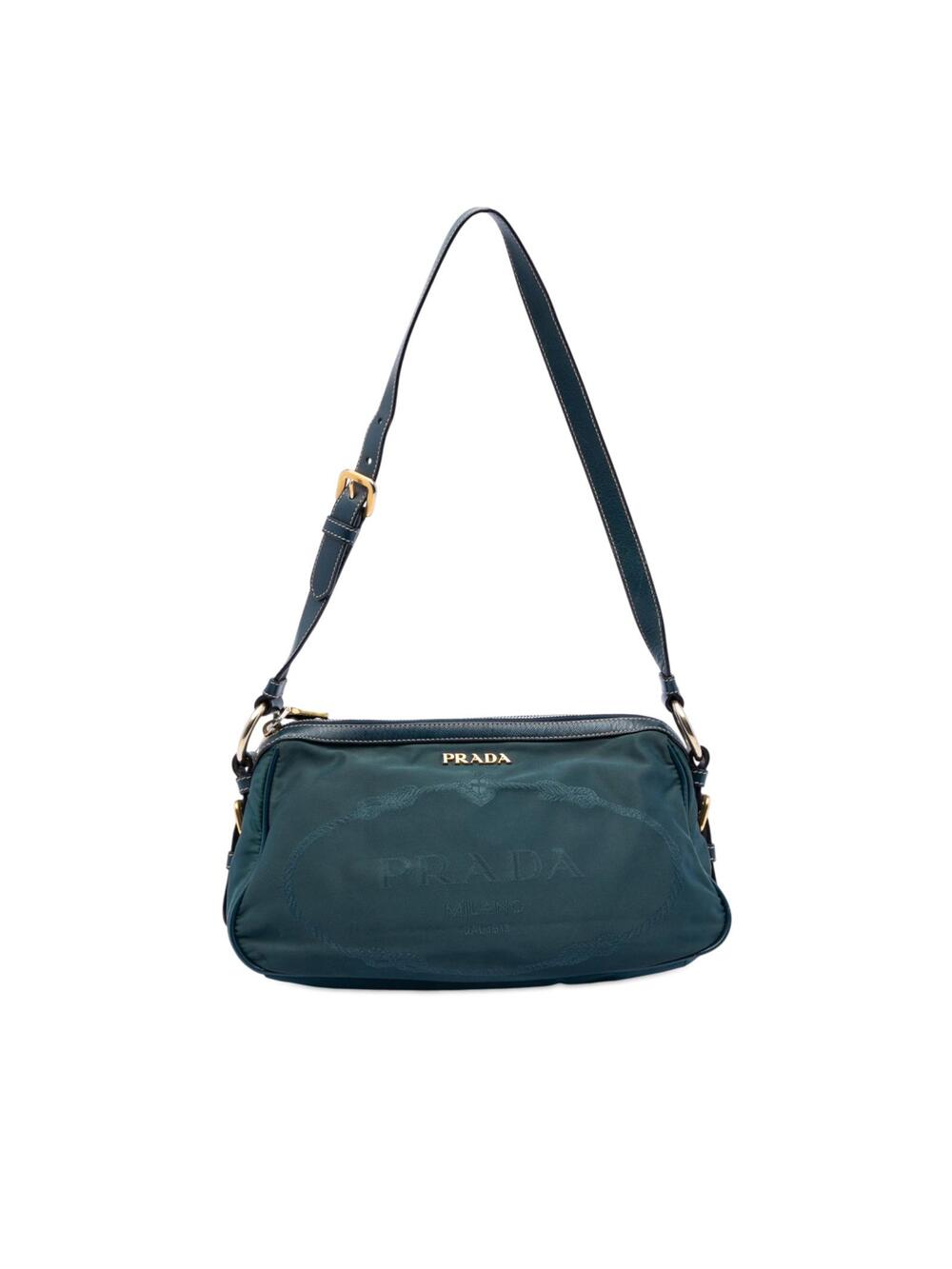 Prada Tessuto Canapa Logo Shoulder Bag #302517P41B